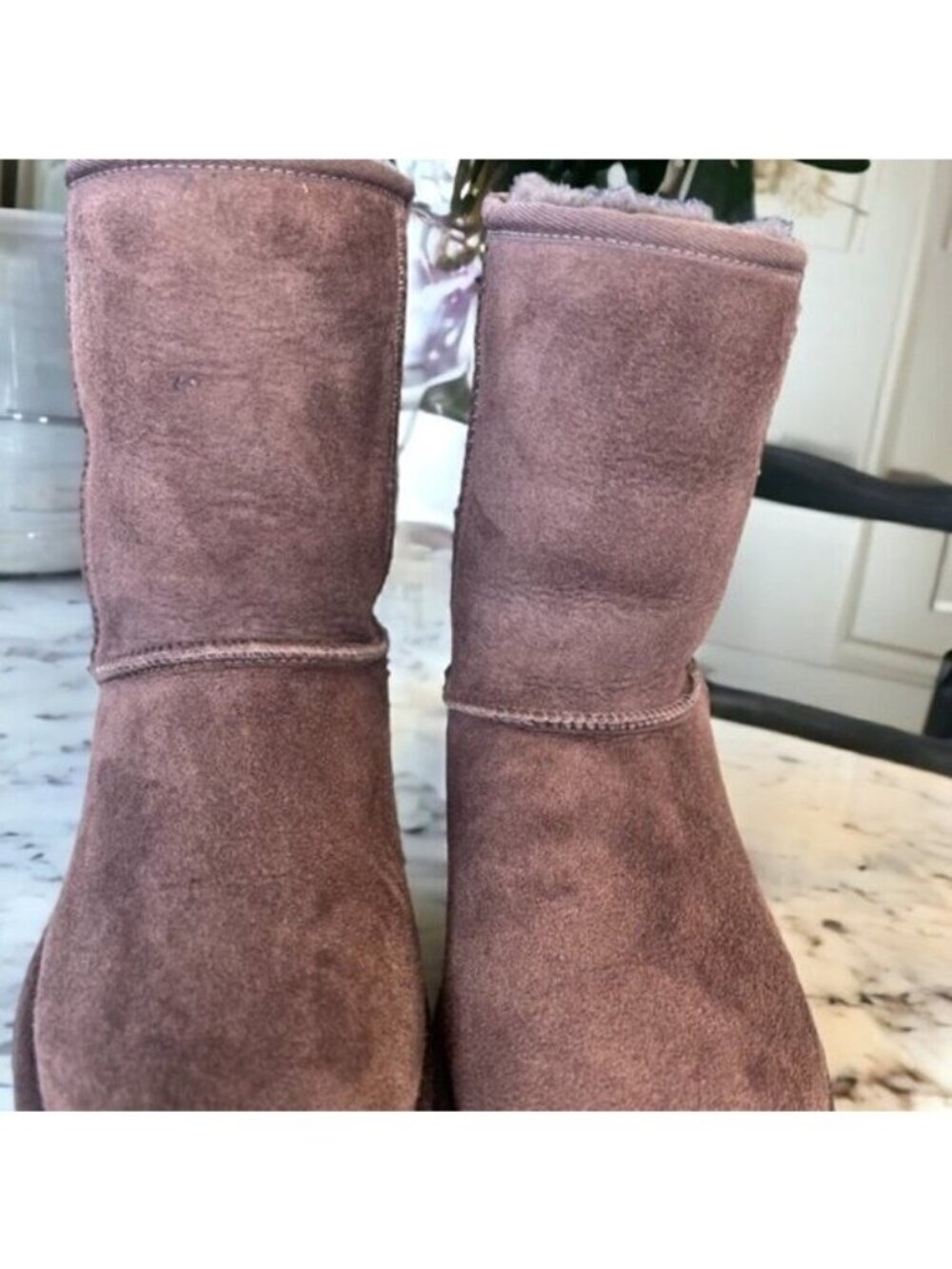 UGG Classic Short II Boots Size 6 Burnt Cedar Color - Picture 4 of 13